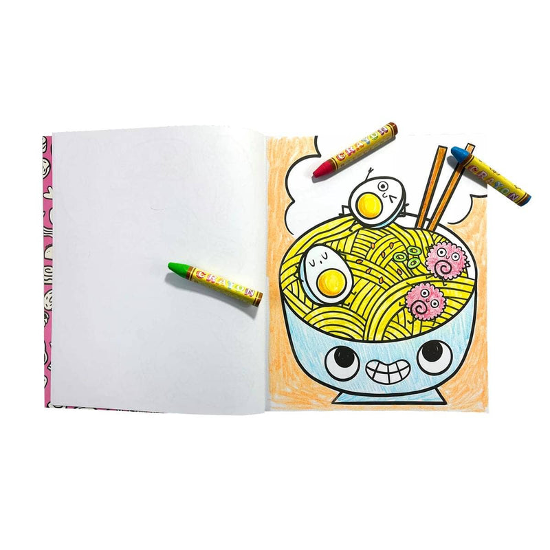 OOLY - Color-in' Book: Happy Snacks Coloring Book