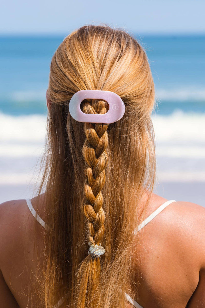 TELETIES - Round Flat Hair Clip | Small | Harbor Cruise