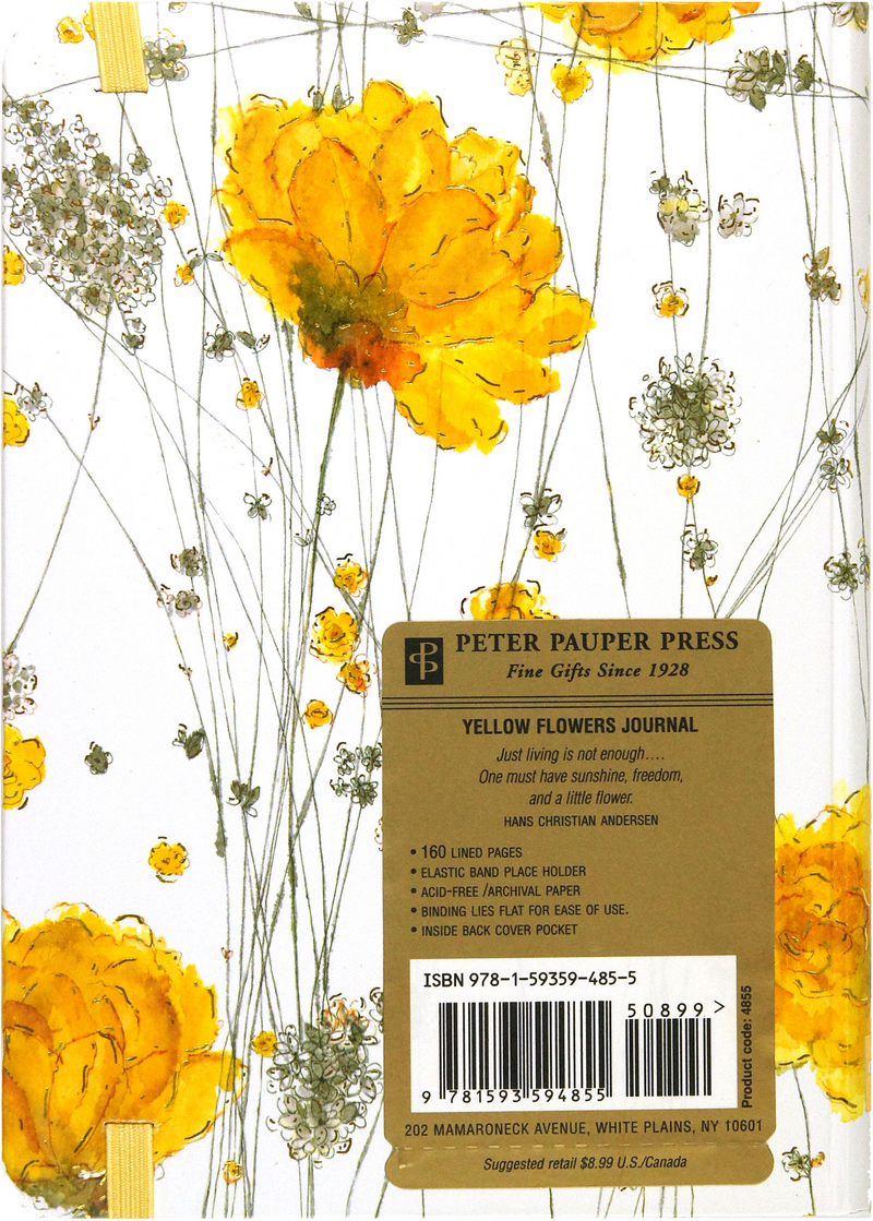 Peter Pauper Press - Yellow Flowers Journal