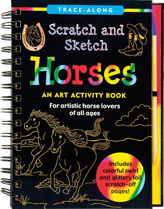 Peter Pauper Press - Scratch & Sketch™ Horses