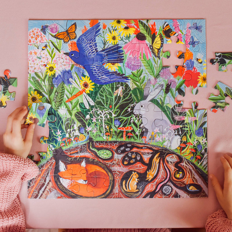 eeBoo - Wild Things 64 Piece Puzzle