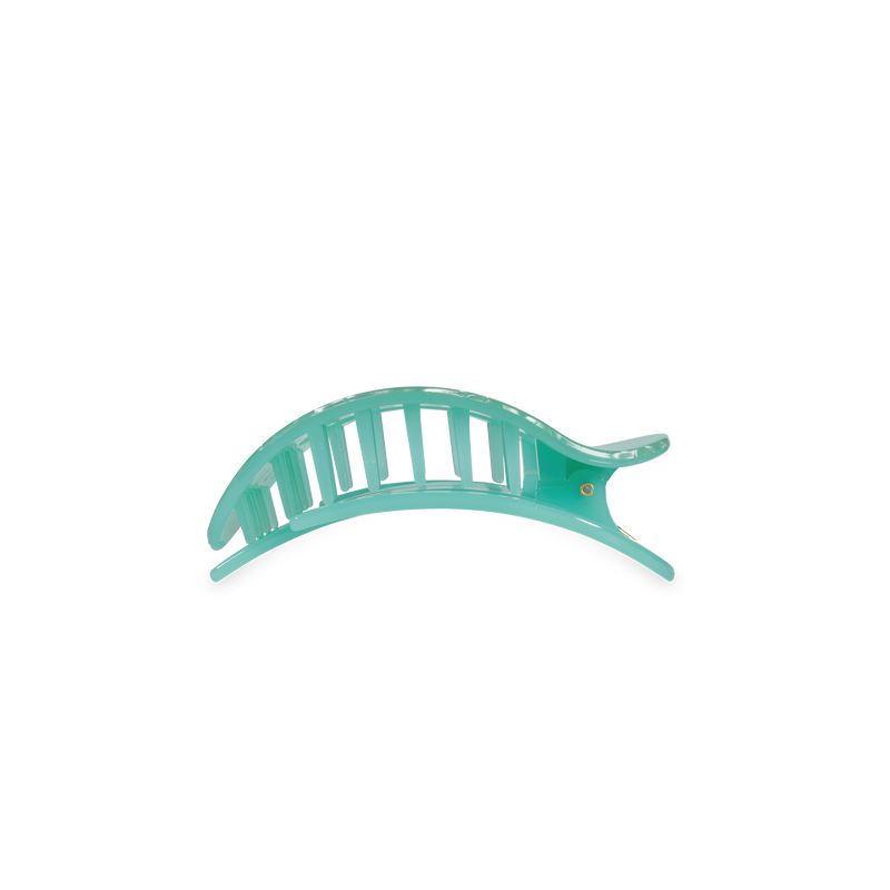 TELETIES - Flat Round Hair Clip | Small | Spring Splash