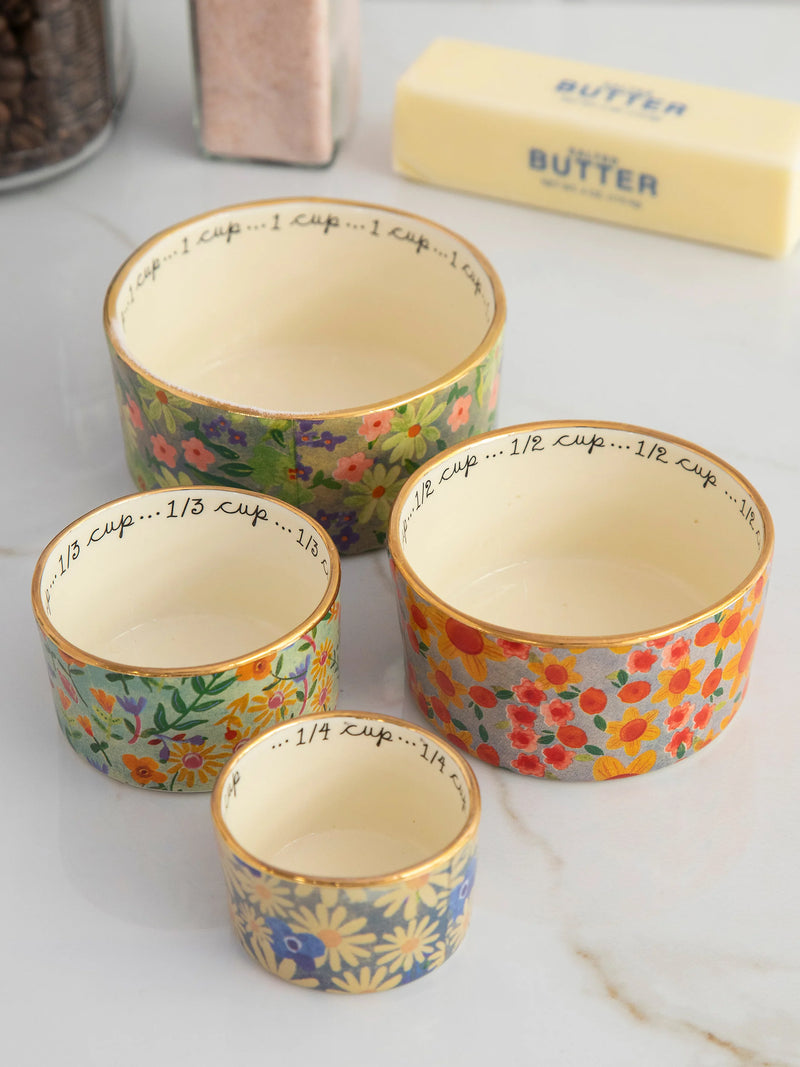 Natural Life® Nesting Measuring Cups - Multi Floral