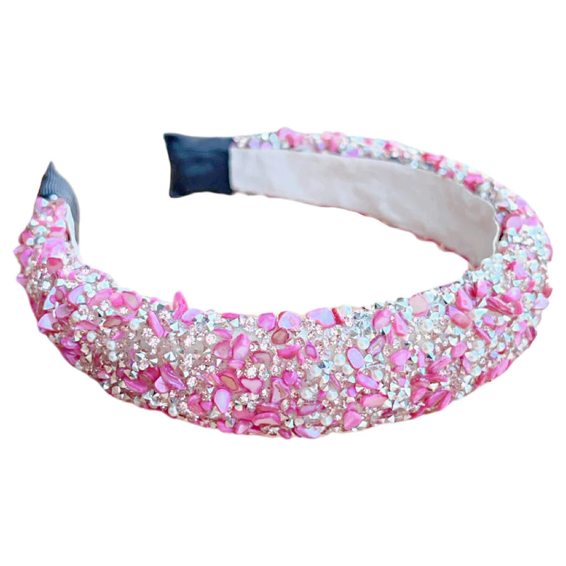 Headbands of Hope - All That Glitters Headband - Pink + Silver