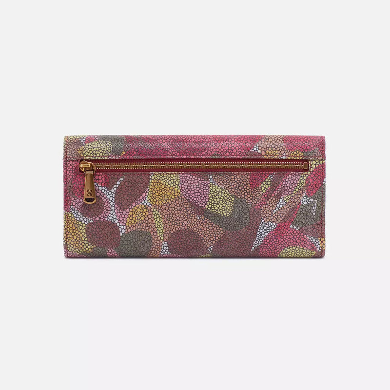 HOBO Jill Large Trifold Wallet - Abstract Foliage