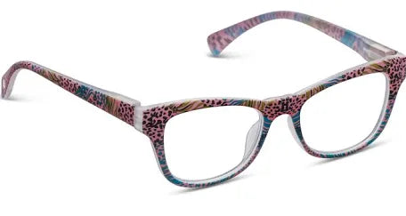Peepers Readers - Lynx - Pink Safari (with Blue Light Focus™ Eyewear Lenses)