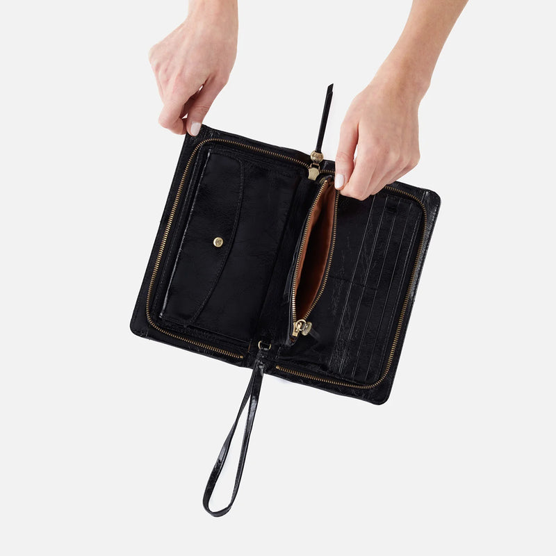 HOBO Evolve Wristlet Wallet - Black