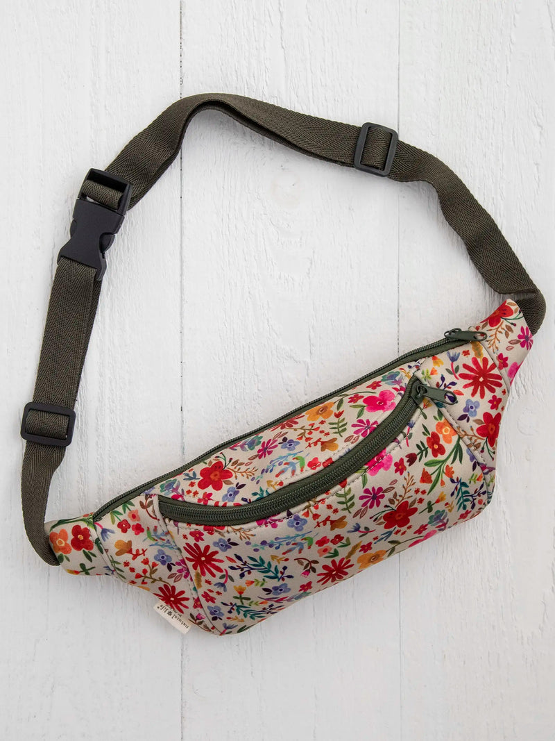Natural Life® Neoprene Fanny Pack - Pink Red Mustard
