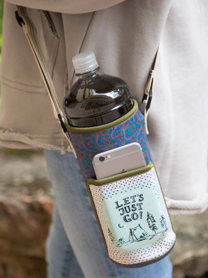 Natural Life® Insulated Water Bottle Carrier - Let’s Just Go