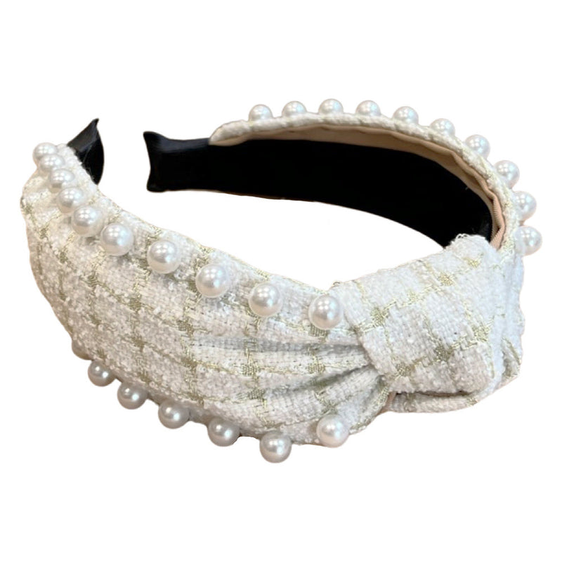 Headbands of Hope - It Girl Headband Pearl - Cream