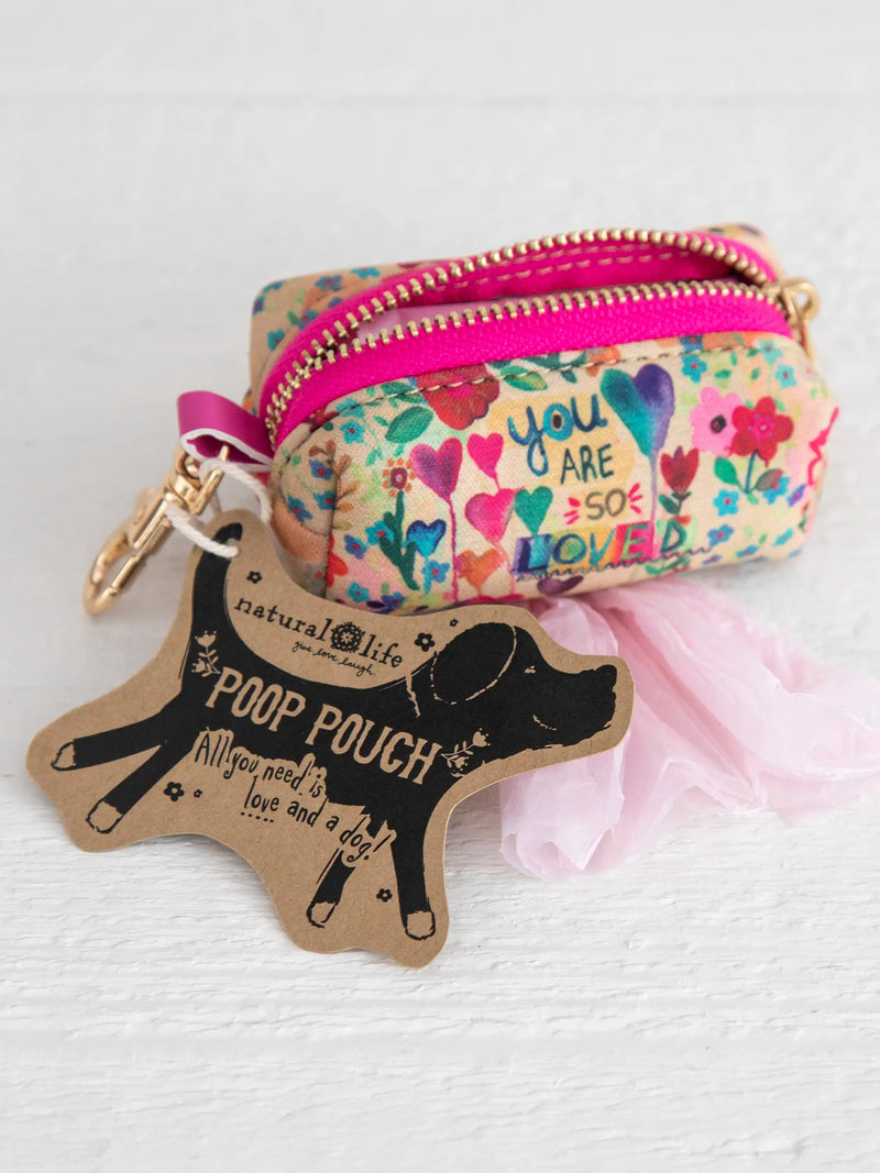 Natural Life® Doggie Poop Bag Pouch - You Are So Loved