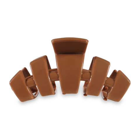 TELETIES - Classic Caramel Hair Clip - Assorted Sizes
