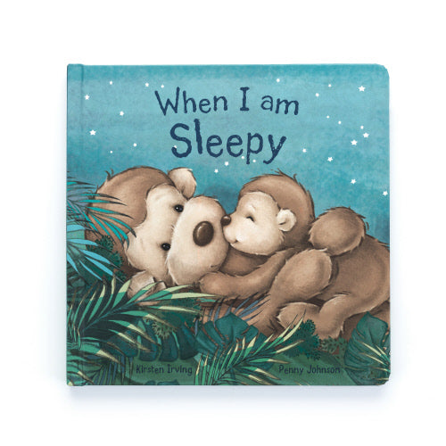 Jellycat Bashful Monkey When I am Sleepy Book