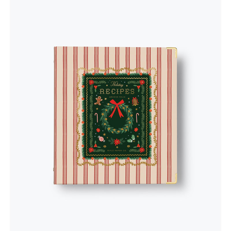 Holly Jolly Recipe Binder