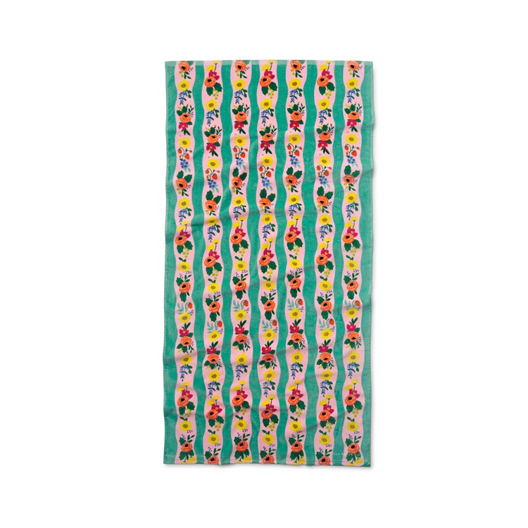 Climbing Roses Beach Towel