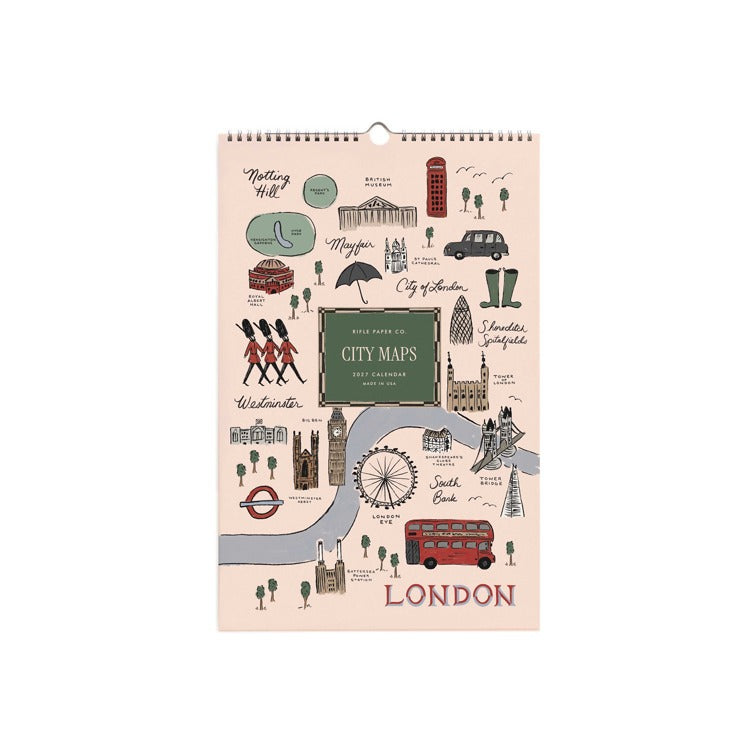 2027 Travel Sketches Wall Calendar
