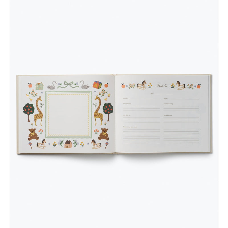 Storybook Embroidered Baby Book