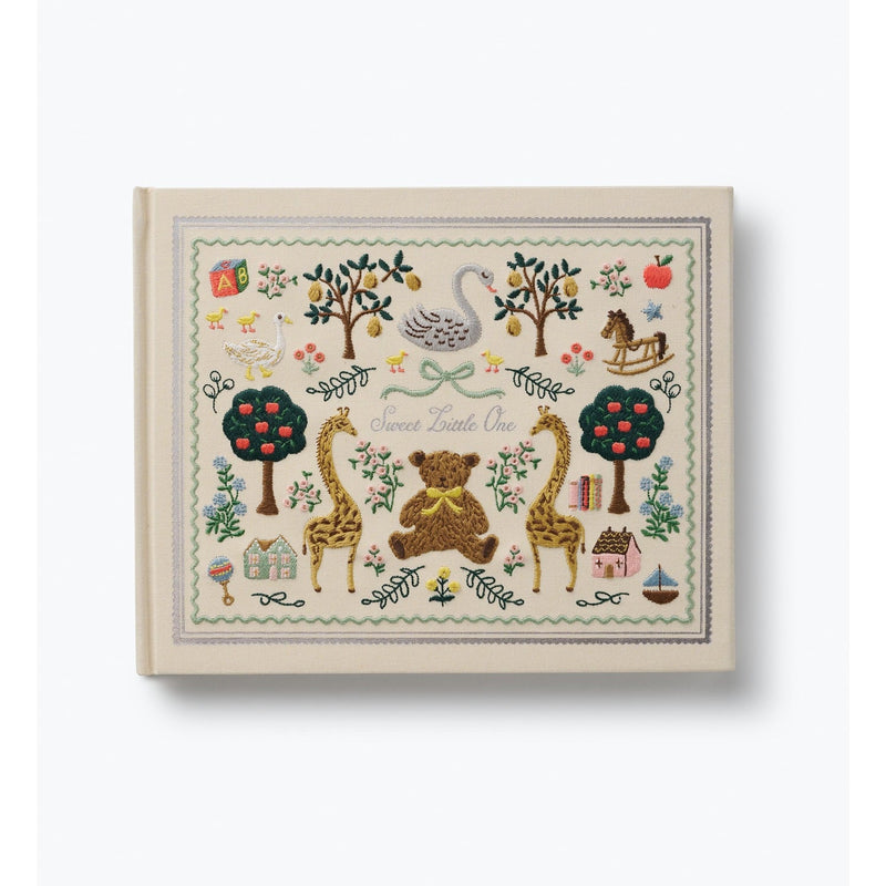Storybook Embroidered Baby Book