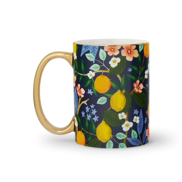 Citrus Grove Porcelain Mug