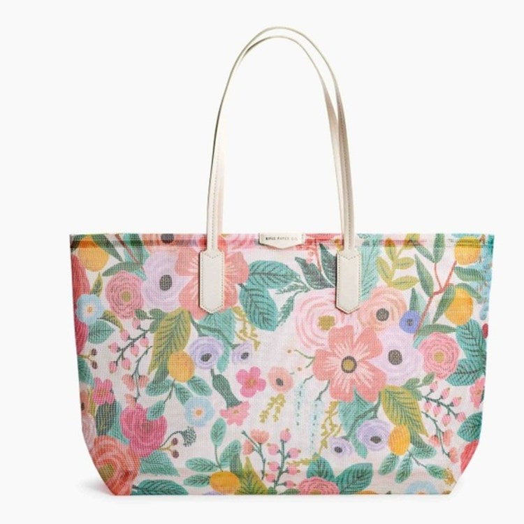 Garden Party Mesh Tote & Sunscreen Bag