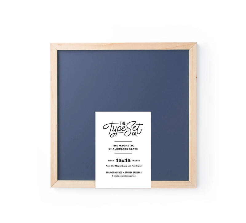 The Type Set Co - 15x15 Magnetic Letter Board Slate