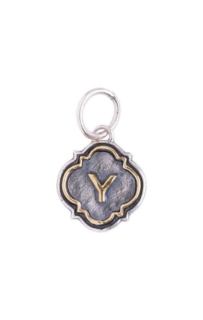 Waxing Poetic Quatrefoil Insignia - Initial Charm