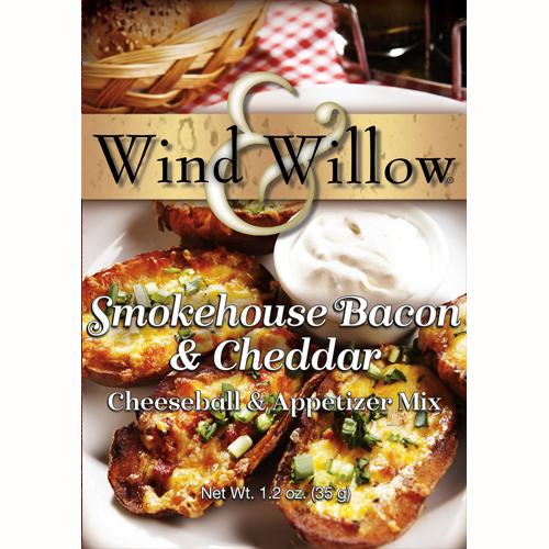 Wind and Willow Smokehouse Bacon & Cheddar Cheeseball & Appetizer Mix