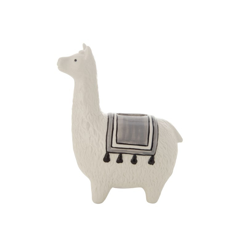 Creative Co-op Stoneware “Llama” Piggy Bank