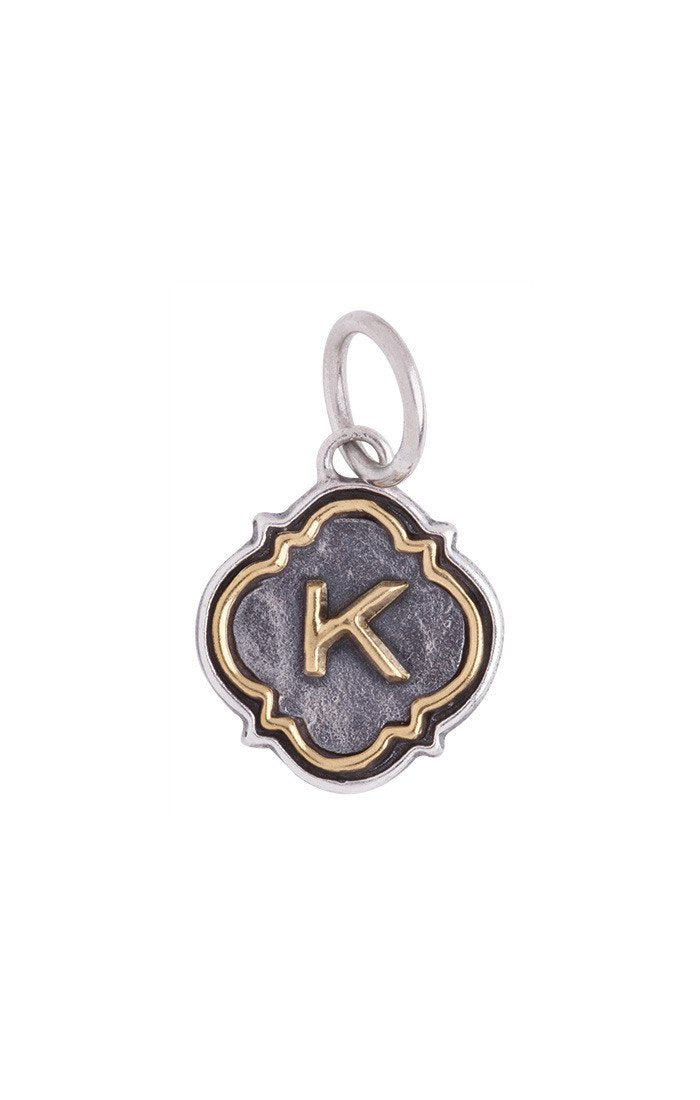 Waxing Poetic Quatrefoil Insignia - Initial Charm