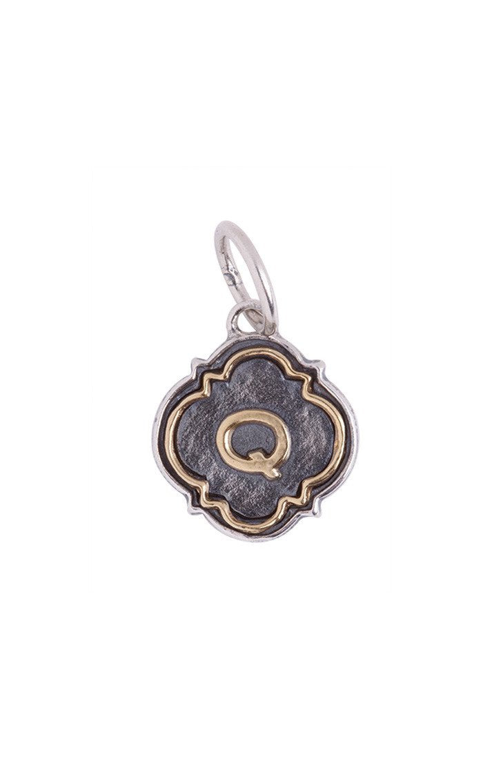 Waxing Poetic Quatrefoil Insignia - Initial Charm