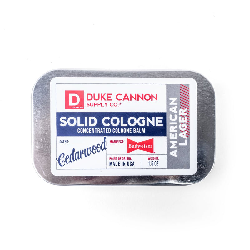Duke Cannon SOLID COLOGNE - AMERICAN LAGER