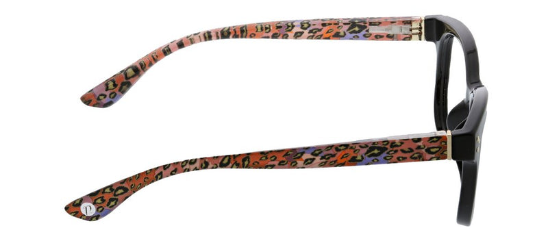 Peepers Readers - Jungle Fusion - Black/leopard  (with Blue Light Focus™ Eyewear Lenses)