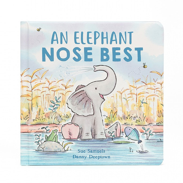 Jellycat Bobbie Elly Elephant - An Elephant Nose Best Book