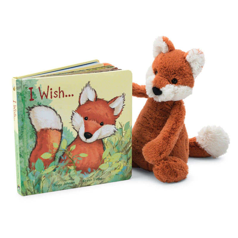 Jellycat Bashful Fox- I Wish Book