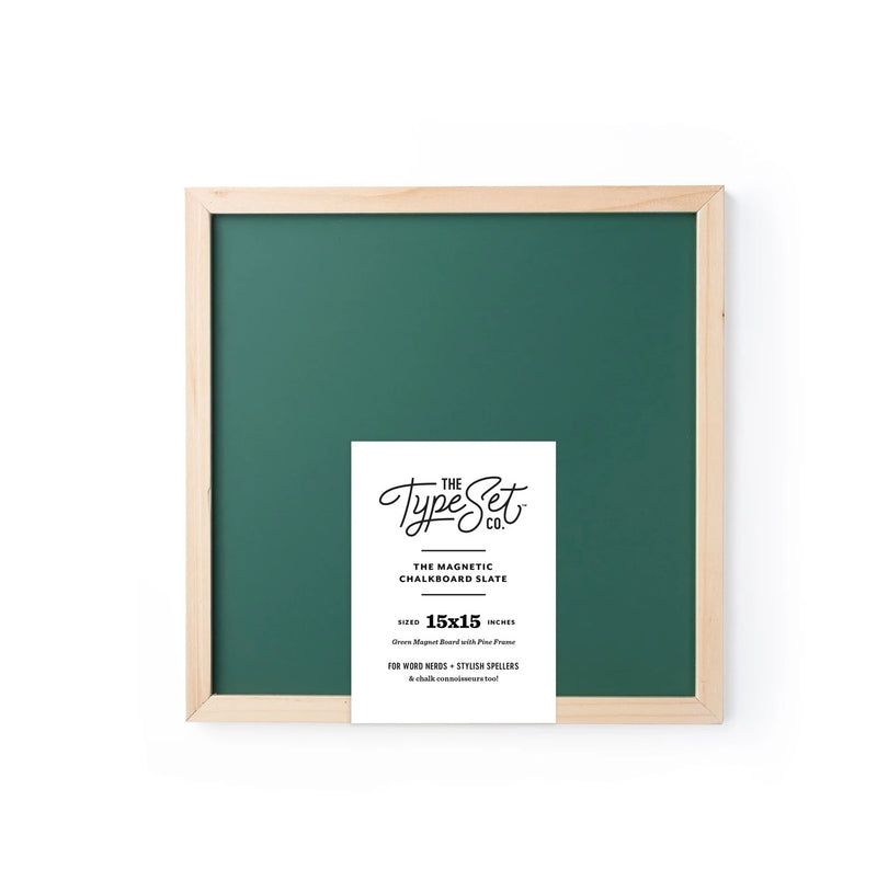 The Type Set Co - 15x15 Magnetic Letter Board Slate