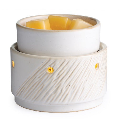 Candle Warmers - Aspen 2-in-1 Deluxe Fragrance Warmer with Automatic Shut-off Timer