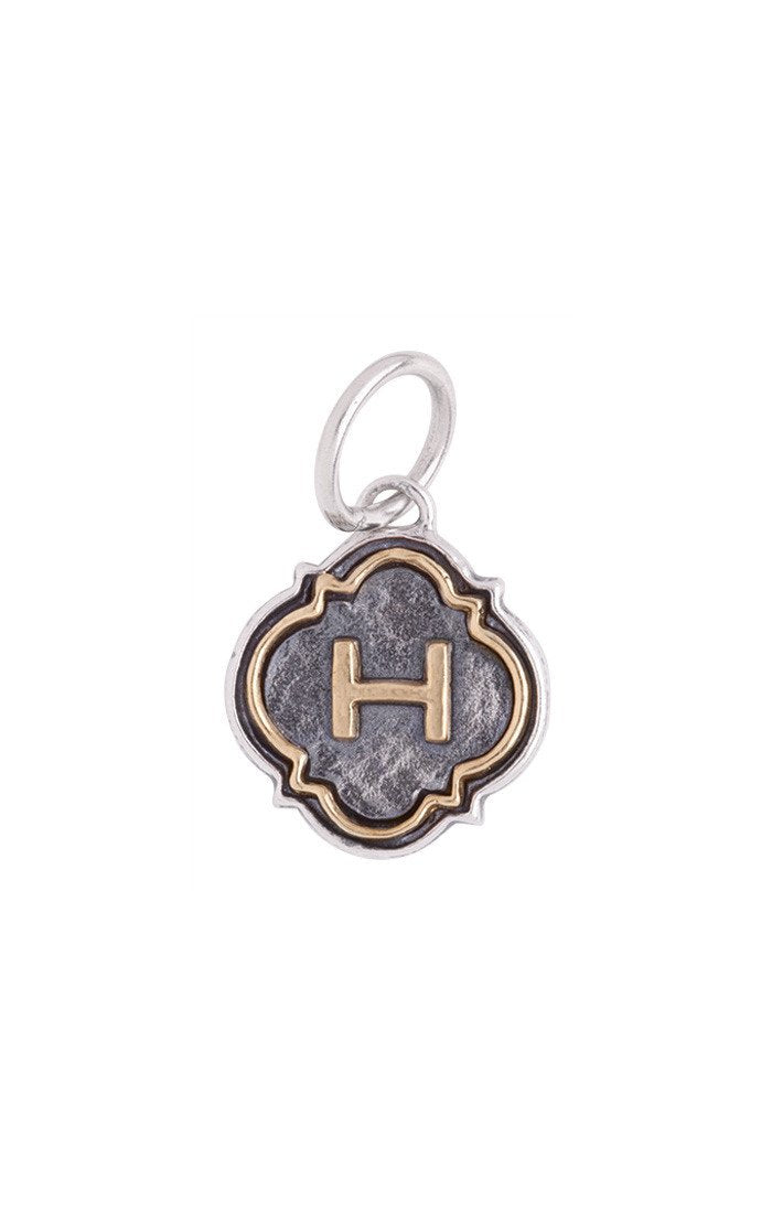 Waxing Poetic Quatrefoil Insignia - Initial Charm