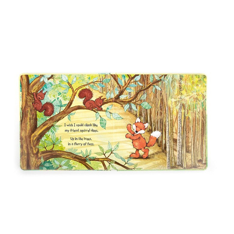 Jellycat Bashful Fox- I Wish Book