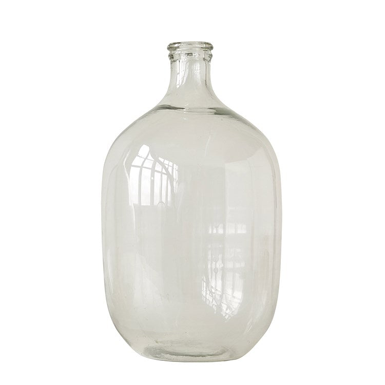 Creative Co-op Glass Bottle (9" Round x 19"H)