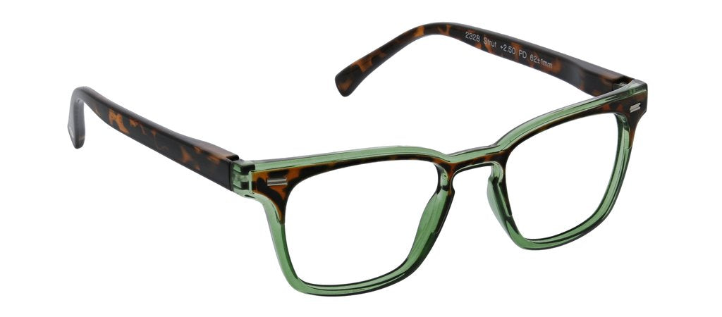 Peepers Readers - Strut - Green/Tortoise (with Blue Light Focus™ Eyewear Lenses)