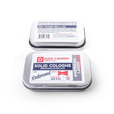 Duke Cannon SOLID COLOGNE - AMERICAN LAGER