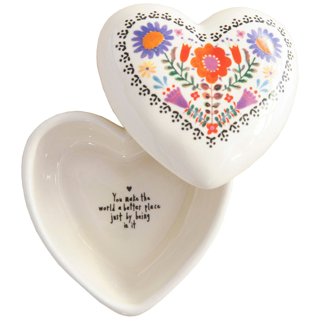 Natural Life® Heart Trinket Box