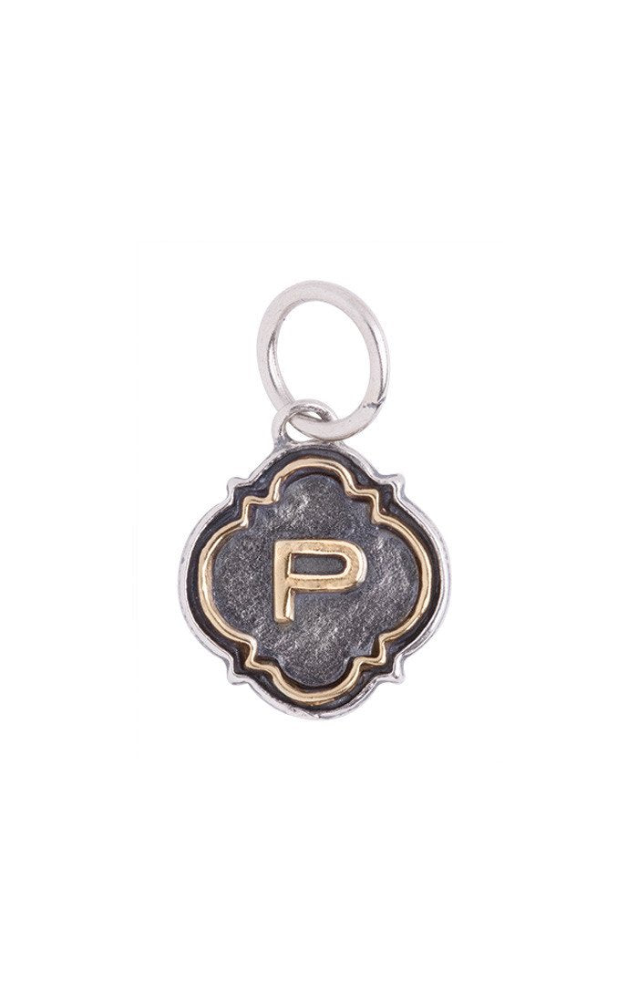 Waxing Poetic Quatrefoil Insignia - Initial Charm