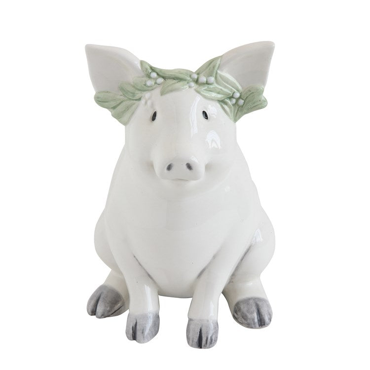 Creative Co-op Ceramic Piggy Bank