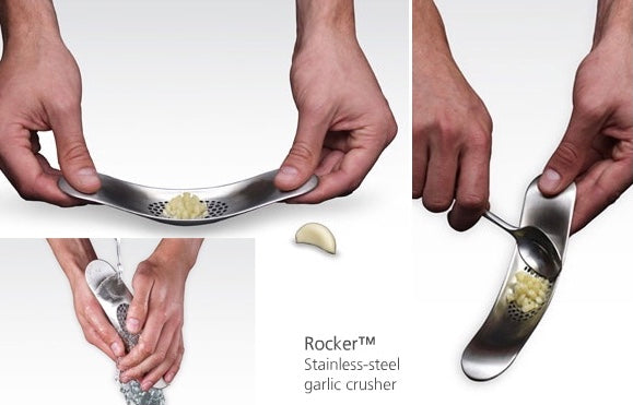Joseph Joseph Rocker™ Stainless Steel Garlic Crusher