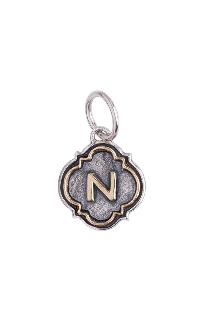 Waxing Poetic Quatrefoil Insignia - Initial Charm