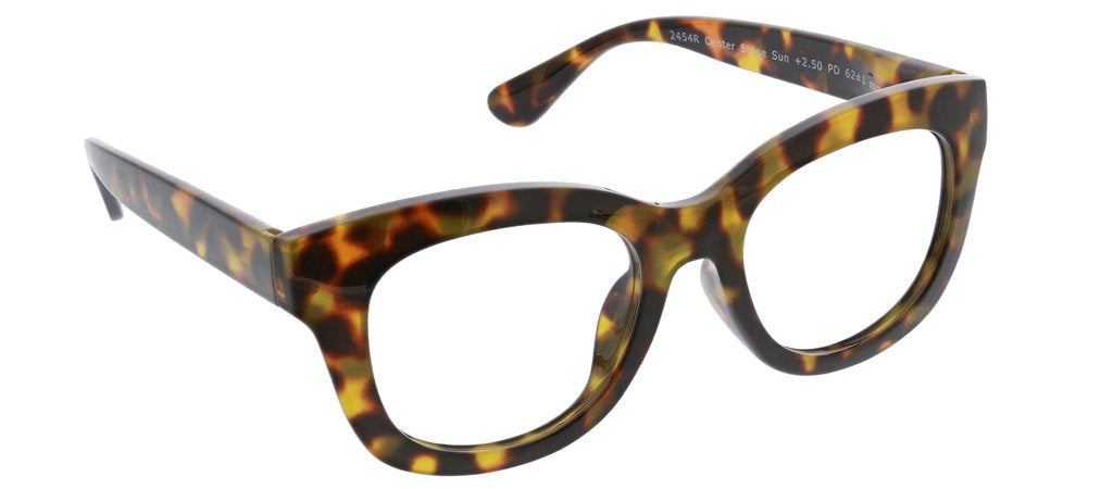 Peepers Readers - Center Stage - Tortoise (with Focus™ Blue Light Lenses)
