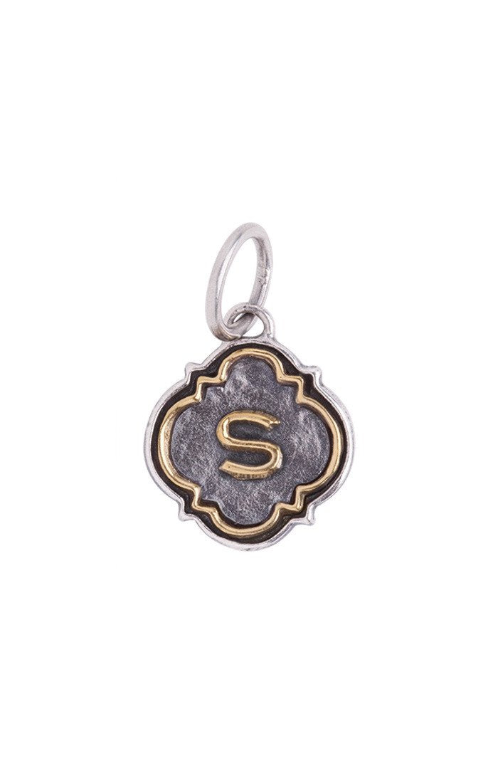 Waxing Poetic Quatrefoil Insignia - Initial Charm