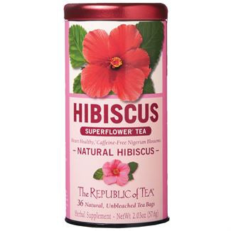 The Republic of Tea - Natural Hibiscus Tea Bags