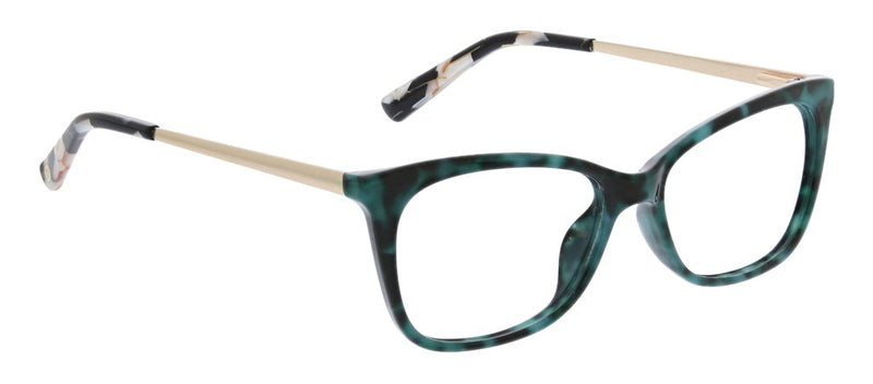 Peepers Readers - See the Beauty - Green Tortoise (with Blue Light Focus™ Eyewear Lenses)